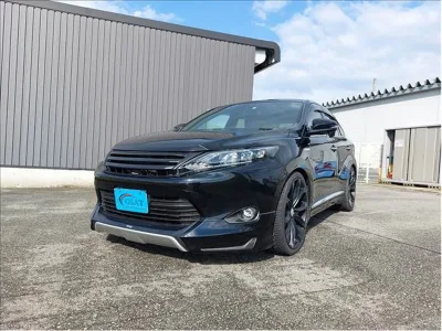 2017 Toyota Harrier Hybrid Premium Sunroof Black leather Seat (No.790617) ID 33071