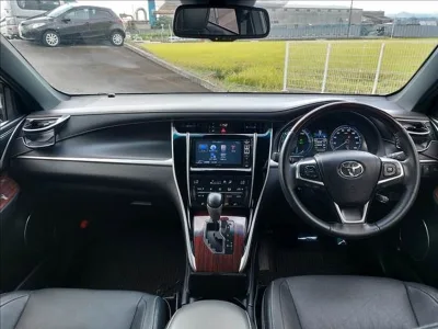 2017 Toyota Harrier Hybrid Premium Sunroof Black leather Seat (No.790617) ID 33071
