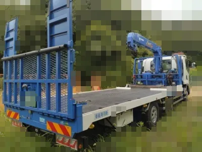 2020 ISUZU FORWARD 2RG-FSR90S2 4HK1 Car carrier Self Loader With Crane(No.970800)