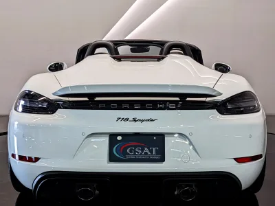 2021 Porsche 718 Spyder 4.0 Sport Chrono Spoeg 20AW B Camera (White) Right hand (No.J0641) for export from Japan