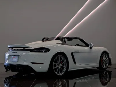 2021 Porsche 718 Spyder 4.0 Sport Chrono Spoeg 20AW B Camera (White) Right hand (No.J0641)