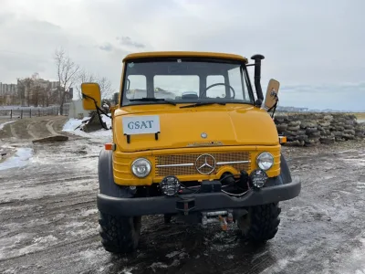 1973 Mercedes-Benz Unimog Left-Hand Drive Double Side Loader Dump Truck (No.J1010)