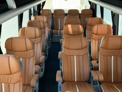 AOS Grand Toro II VIP 21-Seat Midi Coach RHD for export from Japan