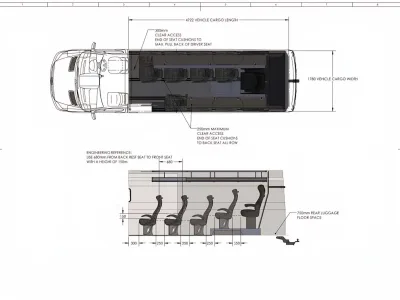 2025 Mercedes-Benz Sprinter 519 ELWB Van 16 seater VIP for export from Japan
