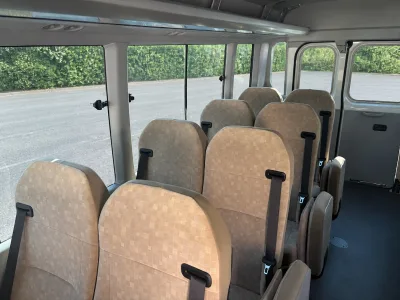 2026 Toyota Coaster Long / 25-Seater, Split Rear Doors & Automatic Swing Door JDM for export from Japan