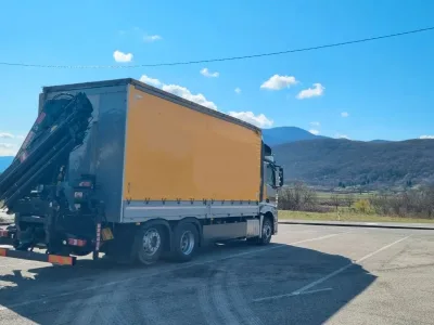 Mercedes-Benz ACTROS 2545L 6x2 with HIAB 155 E-5 Crane for export from Japan