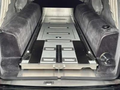 2009 Toyota century Long Hearse with Drawer Coffin Stand Keyless Back Camera (No.420857) for export from Japan