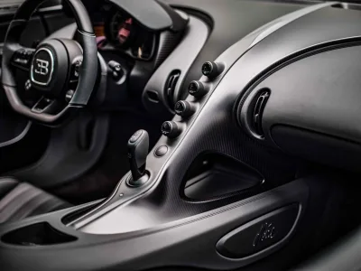 2021 Bugatti Chiron Sportive (Limited 20) 8.0 liter 16-cylinder (Matte Black Carbon) (No.J0642) for export from Japan
