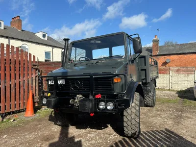 1986 MERCEDES BENZ UNIMOG U1300L  EX-ARMY (No.J0817) for export from Japan