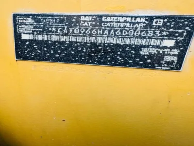 2007 CAT Wheel loader Type 966H Wheel Loader for export from Japan