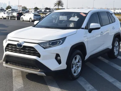 Toyota RAV4 Hybrid Leather White 2020 (No-830704) for export from Japan