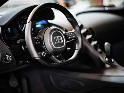 2021 Bugatti Chiron Sportive (Limited 20) 8.0 liter 16-cylinder (Matte Black Carbon) (No.J0642) for export from Japan