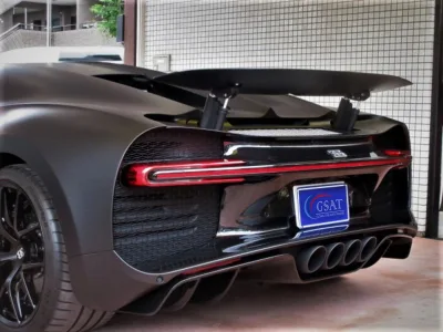 2021 Bugatti Chiron Sportive (Limited 20) 8.0 liter 16-cylinder (Matte Black Carbon) (No.J0642) for export from Japan