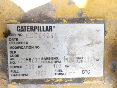 2012 CAT 320D Hydraulic Excavator (No.970869) for export from Japan