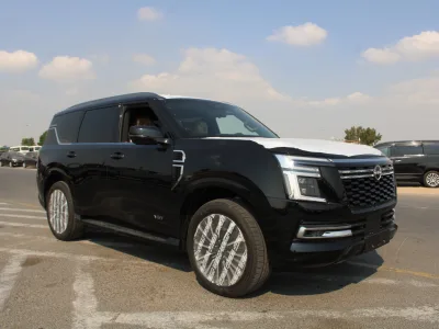 2026 Nissan Patrol Y63 LE Platinum City / 3.5L 4WD LHD / Black - Burgundy