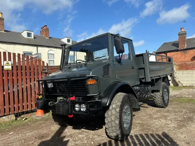 1986 MERCEDES BENZ UNIMOG U1300L  EX-ARMY (No.J0817) for export from Japan