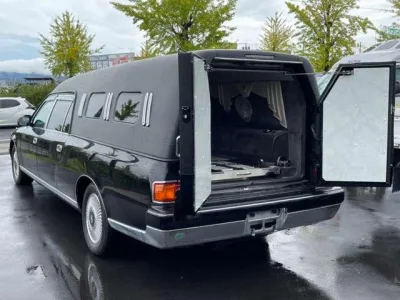 2009 Toyota century Long Hearse with Drawer Coffin Stand Keyless Back Camera (No.420857) for export from Japan