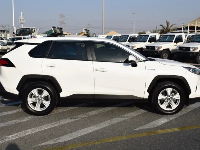 Toyota RAV4 Hybrid Leather White 2020 (No-830704) for export from Japan