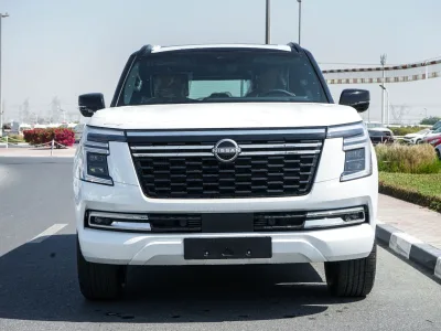 2026 Nissan Patrol Y63 LE Platinum City / 3.5L 4WD LHD / White - Burgundy