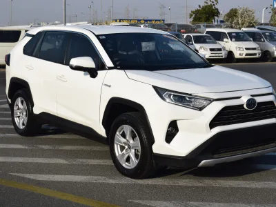Toyota RAV4 Hybrid Leather White 2020 (No-830704) for export from Japan
