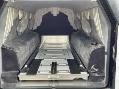 2009 Toyota century Long Hearse with Drawer Coffin Stand Keyless Back Camera (No.420857) for export from Japan
