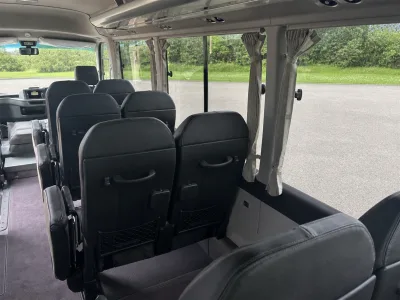 2026 Toyota Coaster Premium Cabin / 21-Seater, High Output & Split Rear Doors JDM for export from Japan