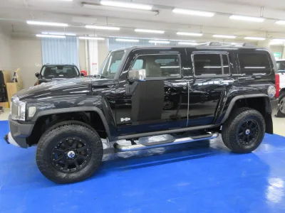 2008 Hummer H3 Luxury Sunroof / Black Leather / Navi / Cruise control / SUV (No.960801) for export from Japan