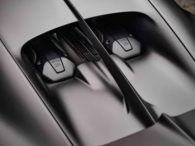 2021 Bugatti Chiron Sportive (Limited 20) 8.0 liter 16-cylinder (Matte Black Carbon) (No.J0642) for export from Japan