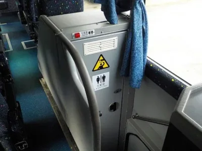 2015 Isuzu QTG-RU1ASCJ 30-Seater Bus with Toilet for export from Japan