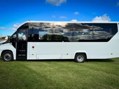 Iveco eDaily Ferqui Lagos Electric 28-Seater Accessible Minibus for export from Japan