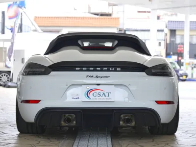 2020 Porsche 718 Spider Sports Car (No.960465) for export from Japan