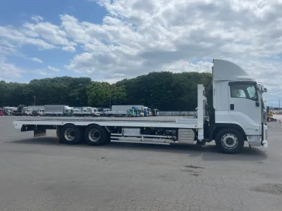 2017 Isuzu Giga Self Loader Truck with Winch remote control (No.Jo480s) for export from Japan