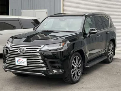 2025 Lexus LX 600 4WD M Levi White Interior SUV(No.960796) for export from Japan
