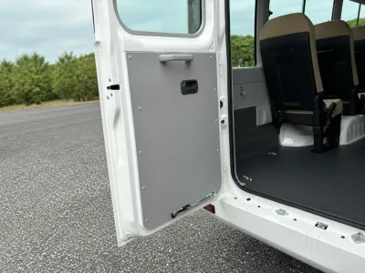 2026 Toyota Coaster Long / 25-Seater, Split Rear Doors & Automatic Swing Door JDM for export from Japan
