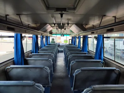 2017 TATA 1618 82 seats AC bus (No.830741) for export from Japan