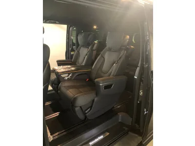 2022 Mercedes-Benz (V-220d) Extra-long Black Suite nappa leather Mini-Van (No.J0600) for export from Japan