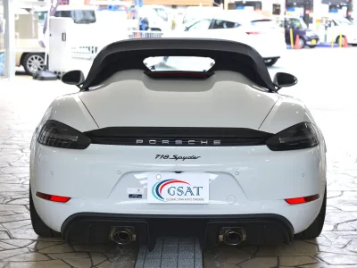2020 Porsche 718 Spider Sports Car (No.960465) for export from Japan