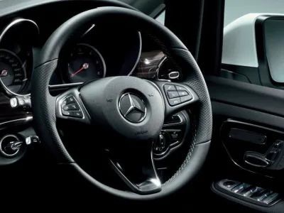 2022 Mercedes-Benz V 220 d AVANTGARDE Extra-long Black Suite Mini- Van (No.J0571) for export from Japan