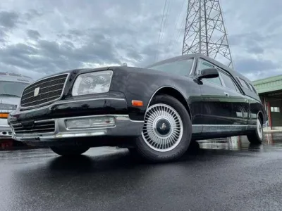 2009 Toyota century Long Hearse with Drawer Coffin Stand Keyless Back Camera (No.420857) for export from Japan
