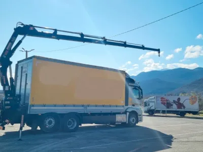 Mercedes-Benz ACTROS 2545L 6x2 with HIAB 155 E-5 Crane