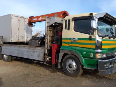 Mitsubishi Fuso Super Great FV510UZ3 Flatbed with Crane(No.J0903)