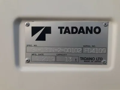 2009 TADANO CREVO GR-130NL, GR-130N mini G4 Rough terrain crane (No.J0778)