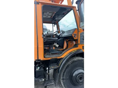 Mercedes Unimog U1450 – Square Cab, Long Wheel Base, Capable of Railway Repair & Operations(No.J1012) for export from Japan