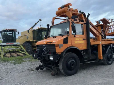 Mercedes Unimog U1450 – Square Cab, Long Wheel Base, Capable of Railway Repair & Operations(No.J1012)