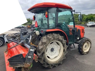 KUBOTA SL55 4WD TRACTOR WITH ROTARY(No.890799) for export from Japan