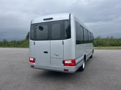 2026 Toyota Coaster Premium Cabin / 21-Seater, High Output & Split Rear Doors JDM for export from Japan