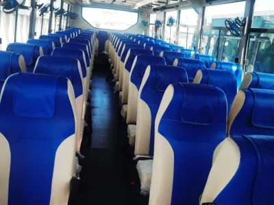 2021 TATA AC 66 seater new long Bus (No.830792) for export from Japan