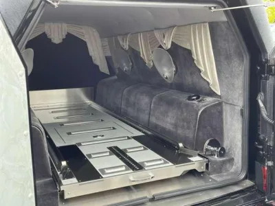 2009 Toyota century Long Hearse with Drawer Coffin Stand Keyless Back Camera (No.420857) for export from Japan