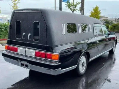 2009 Toyota century Long Hearse with Drawer Coffin Stand Keyless Back Camera (No.420857) for export from Japan