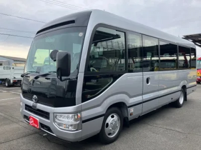 2026 Toyota Coaster GX 25-Seater 3.0L Diesel Auto for export from Japan